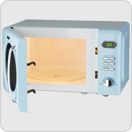 Wolkenstein Stand Microwave | 20 Liters | 700W | 5 Power Levels | Automatic Cooking Programs | Digital Timer