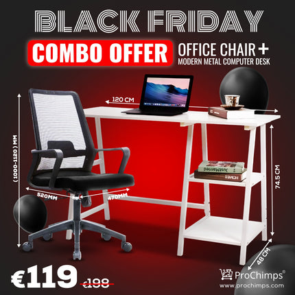 Combo Offer office chair and desk