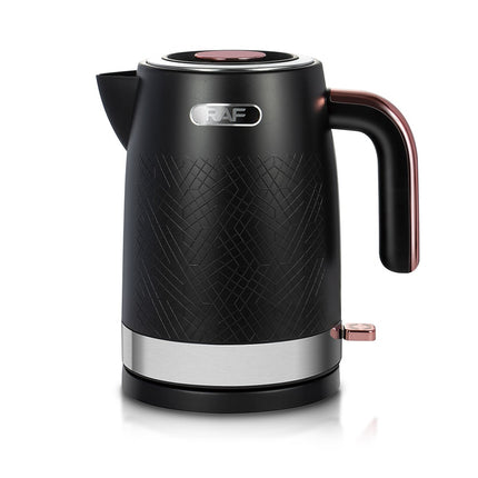 RAF Breakfast Set – 2 in 1 (Kettle + Toaster) Fast and time saving 1.7L capacity. Card Slot Design