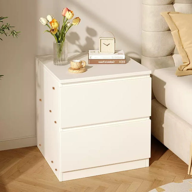 Bedside Table with Drawer | Modern Nightstand | W40×D30×H41cm | Wood / MDF