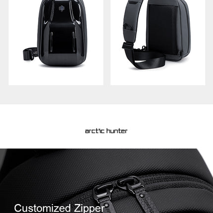 Arctic Hunter Chest Bag | Back Anti-Theft pocket | Anti-Splash and Anti-Fouling | Comfortable Handle