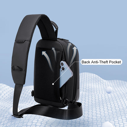 Arctic Hunter Chest Bag | Back Anti-Theft pocket | Anti-Splash and Anti-Fouling | Comfortable Handle