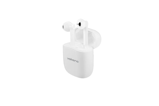 Volkano Buds X 2.0 Series TWS Earphones + Charging Case - White