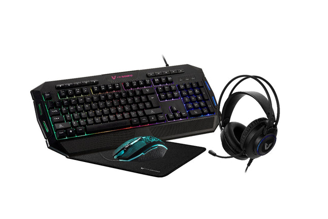 VX Gaming Heracles series 4-in-1 Combo KB, Mouse, Mousepad, Headset