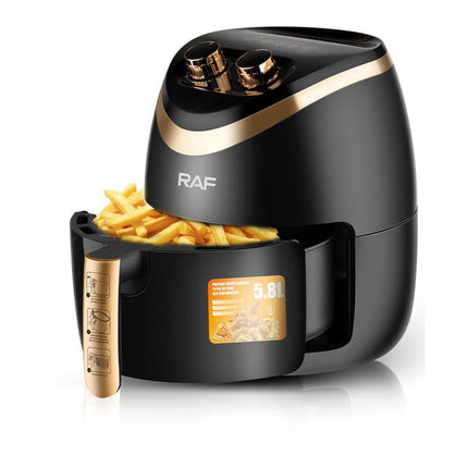 RAF Air Fryer 3xl - 5.8Litre Capacity | 1500W and High-Quality PP Material