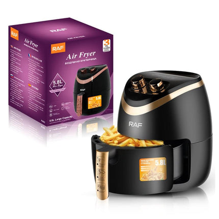 RAF Air Fryer 3xl - 5.8Litre Capacity | 1500W and High-Quality PP Material