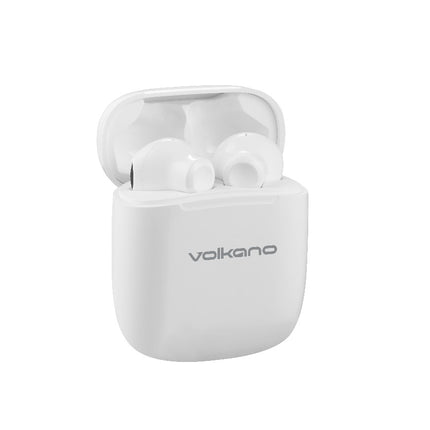 Volkano Buds X 2.0 Series TWS Earphones + Charging Case - White