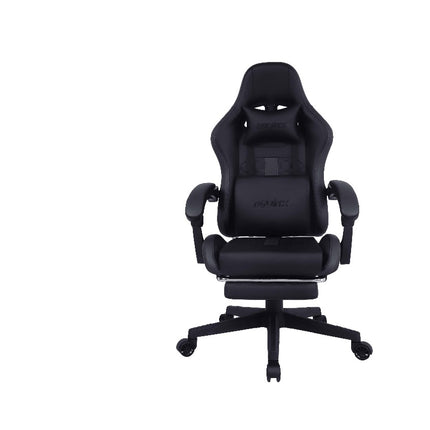 Dowinx Computer Gaming Office Chair | Adjustable Headrest | Massage Function for Waist Cushion | Supports up to 150KGS | PVC leather | steel frame