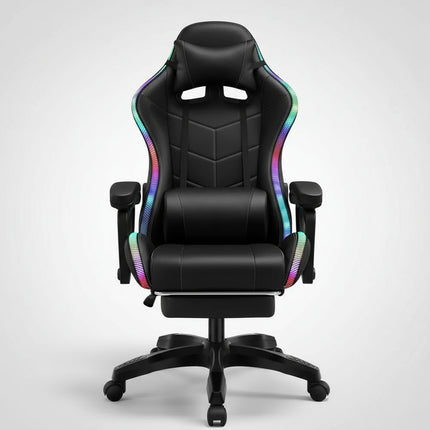 Earthquake Gaming Chairs with RGB ,Footrest and Bluetooth Speakers