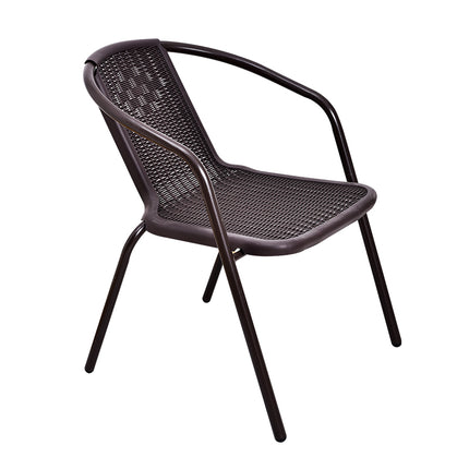 Black Rattan Outdoor Chair – Patio/Garden Use