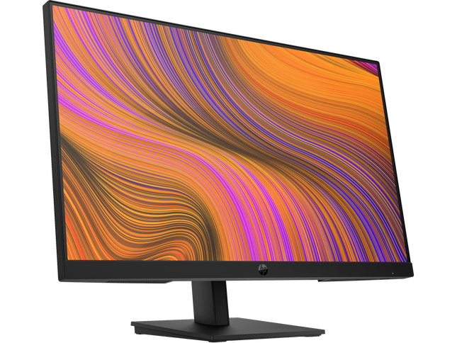 MONITOR HP P24H G5 FHD | 23.8" FHD (1920 x 1080 @ 75 Hz) | Flat IPS with Edge-lit | HDMI, VGA, DisplayPort | Tilt and Height Adjustable Stand