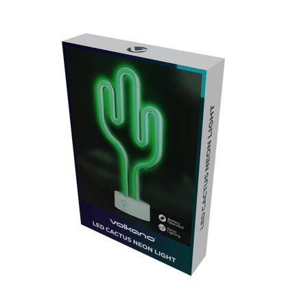 Volkano Lumo Neon Series LED Neon Light - Cactus.