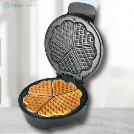 RAF Electric Waffle Maker | 1000W | Strong Power | Stainless Steel | Non-stick Coating | Double-sided Heating Waffle Maker