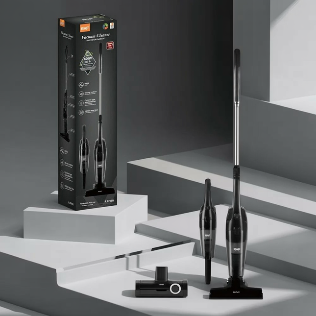 RAF 2-in-1 Vacuum Cleaner | 600W | UVC & Dust Separation | 1000ML Dust Box | Strong Suction | 3 Meters