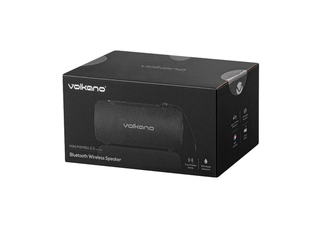 Volkano Mini Mamba 2.0 Series Bluetooth Speaker - Black