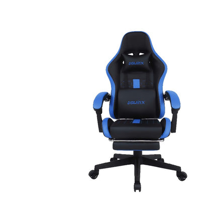 Dowinx Computer Gaming Office Chair | Adjustable Headrest | Massage Function for Waist Cushion | Supports up to 150KGS | PVC leather | steel frame