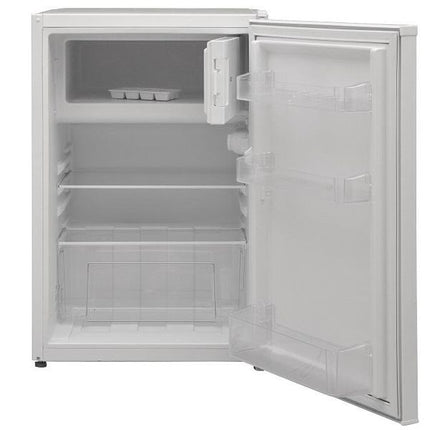 AVG Table Top Fridge Freezer – 115L Capacity, Direct Cooling, A+ (E) Energy Class, AC LED Lighting, Adjustable Glass Shelves, Reversible Doors