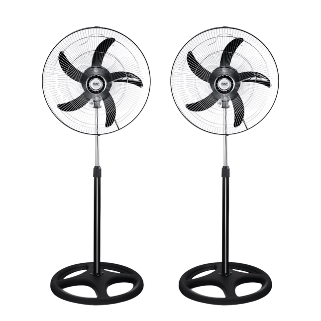 (2 Pieces in a box) RAF 3-in-1 Electric Standing Fan | 18-Inch | low noise | Wind Speed | Easy to install