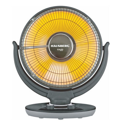 Hausberg Parabolic Desk Heater 1000W - Ceramic Heating Element with Oscillation