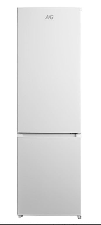 AVG Fridge Freezer Inox 177x54cm WHT