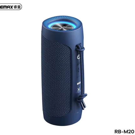 REMAX  Outdoor Bluetooth Speaker ipx7 Waterproof and Dustproof with Carrying Rope Colorful Portable Subwoofer