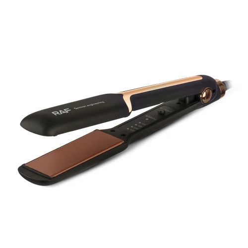 RAF Hair Straightener - Professional 45W Electric Hair Straightening Iron with PTC Plates, and Temperature Display