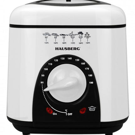 Hausberg Electric Deep Fryer 1L - HB-1320NG - Black