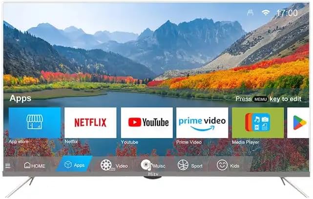 Ex Display Hitv Ultra HD TV 65 inch Super Frameless 4K Android Smart TV