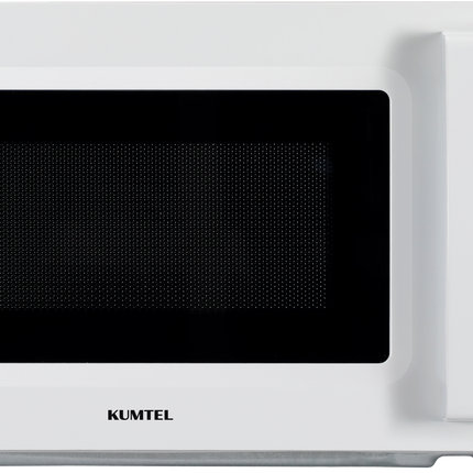 Kumtel Microwave Oven 700W | Defrost, 35-Min Timer, Easy to Clean Gray Cavity