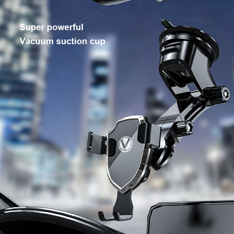 Prochimps Car Phone Holder | Mechanical Gear | Gravity Automatic Lock | 360 Degree Rotation