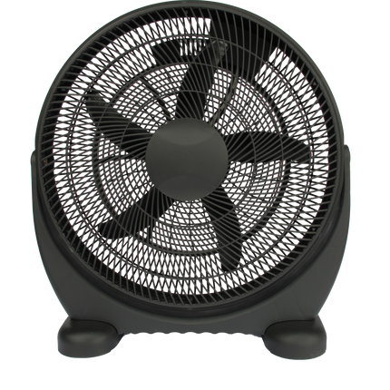 Zonova 20" floor fan Electric Fan/Desk Fan - 220V/50Hz Copper Motor, 60W, Plastic Grill, 5 PP Blades, 3.5 kgs Total Weight