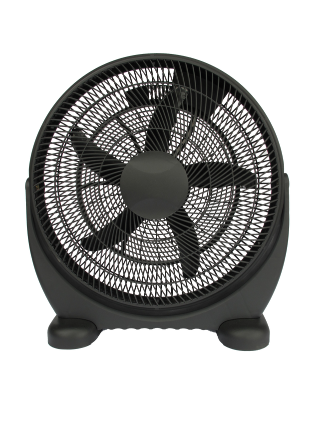 Zonova 20" floor fan Electric Fan/Desk Fan - 220V/50Hz Copper Motor, 60W, Plastic Grill, 5 PP Blades, 3.5 kgs Total Weight