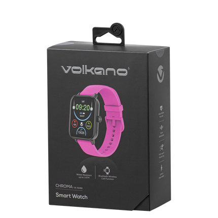 Volkano Chroma Series Smartwatch Pink