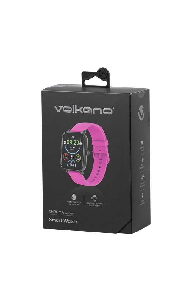 Volkano Chroma Series Smartwatch Pink