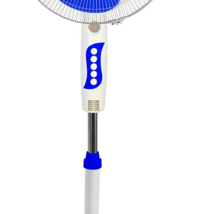 (OFFER 4 PIECES) Floor Fan Plastic Cross Base - 220V, 50Hz, 45W Motor, 3 Plastic Blades, 130 cm Height