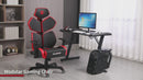 ALINUNU Gaming Chair - Modern Style - Adjustable, Swivel - Leather Furniture Finish - 60 lbs Item Weight, 4 Height Positions