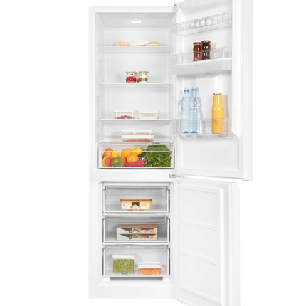 Fridge Freezer Refrigerator – 263L Capacity, Automatic Defrost, A+ Energy, Sleek Bottom Freezer Design