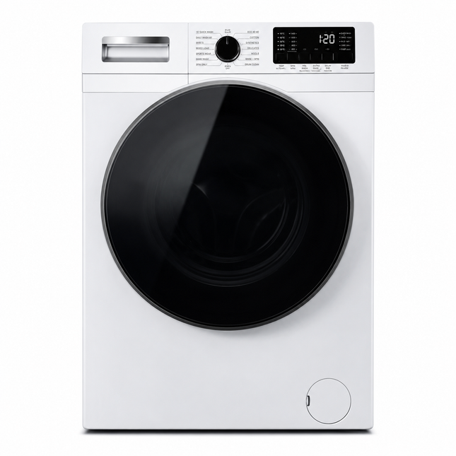 Richome 8KG Front Load Washing Machine – 1200 RPM, Inverter Motor, 14 Programs, Energy Efficient