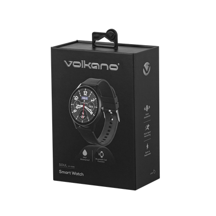 Volkano Fit Soul Series Smart Watch - Black