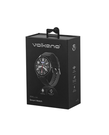 Volkano Fit Soul Series Smart Watch - Black