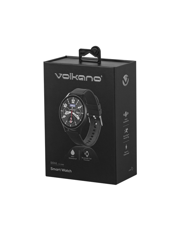 Volkano Fit Soul Series Smart Watch - Black