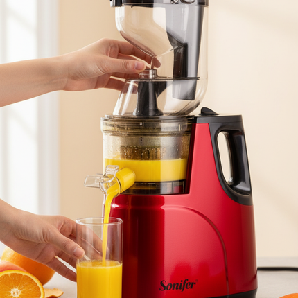 Sonifer Slow Juicer ultra-realistic lifestyle image