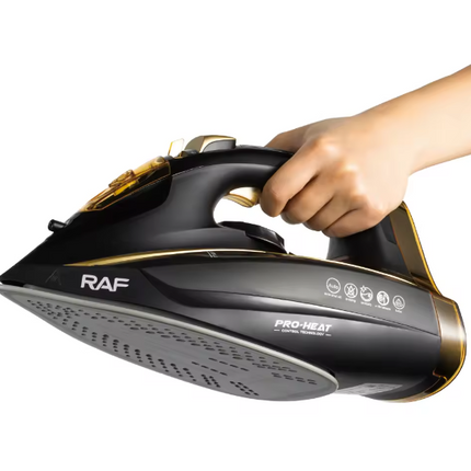 RAF Electric Steam Iron | 2600W | Anti-drip Function | Ceramic Soleplate | Cut-Current Function