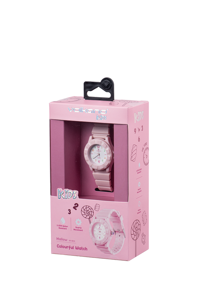 Volkano Tuffies Kids Analogue Watch - Pink