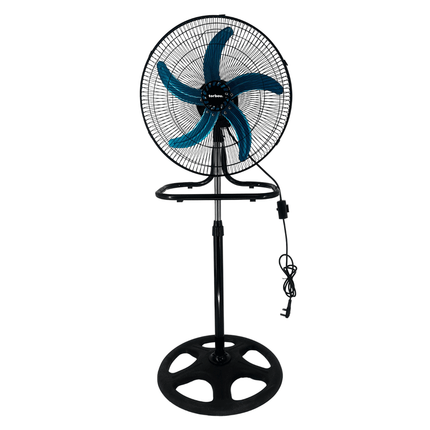 Torbou 3in1 Metal Stand Fan | Wall Fan | Desk Fan | 5 Metal Blades