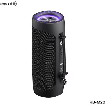 REMAX  Outdoor Bluetooth Speaker ipx7 Waterproof and Dustproof with Carrying Rope Colorful Portable Subwoofer