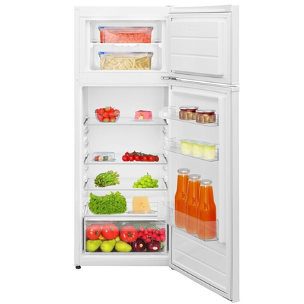 AVG Fridge Freezer 144cm / 236L / White