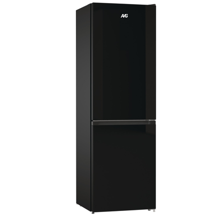 AVG Fridge Freezer / 1.91cm / 481Ltrs / Non Frost / Black Glass