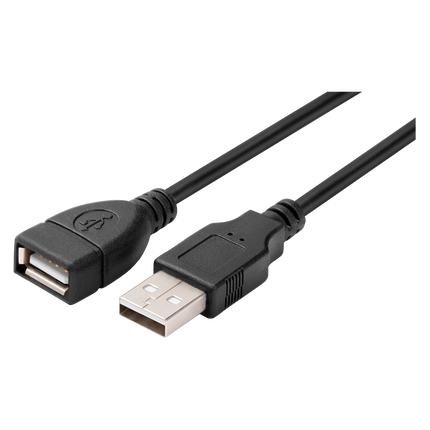 Volkano Extend series USB extension cable, 2 meter - black