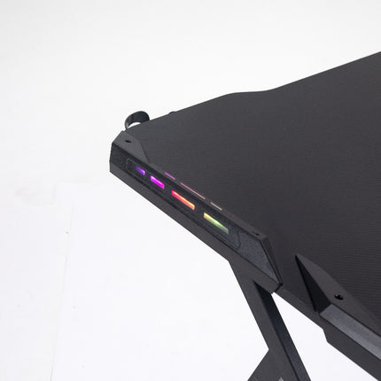 Prochimps Gaming Table with RGB and USB Cables - Cup Holder and Headset Hook